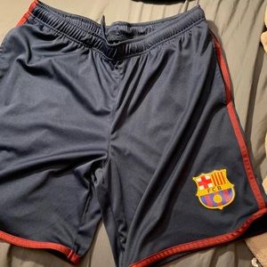 Barcelona soccer shorts